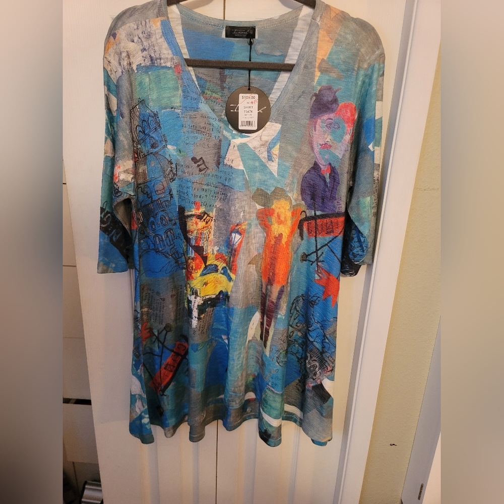 Inoah - a "Made in the USA" whimsical & wonderful collection of tops, tunics - Picture 2 of 5